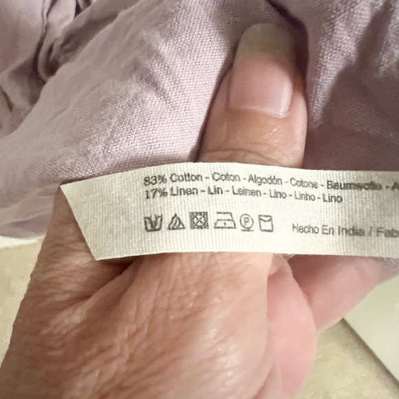 Free People linen blend wrap dress don’t mind if I do” - Picture 6 of 10